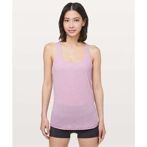 LULULEMON Women’s Pink Purple Sleeveless Slay The Studio 2-In-1 Tank Top Size 8